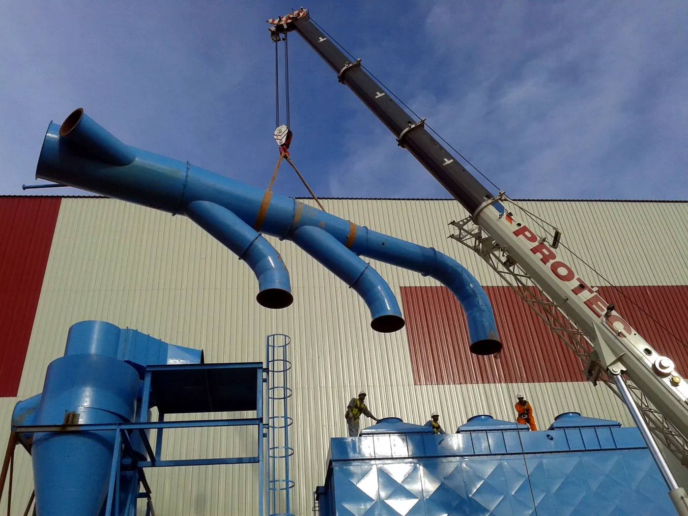 Coega Steels | Agni Steels SA fume extraction project photograph 9