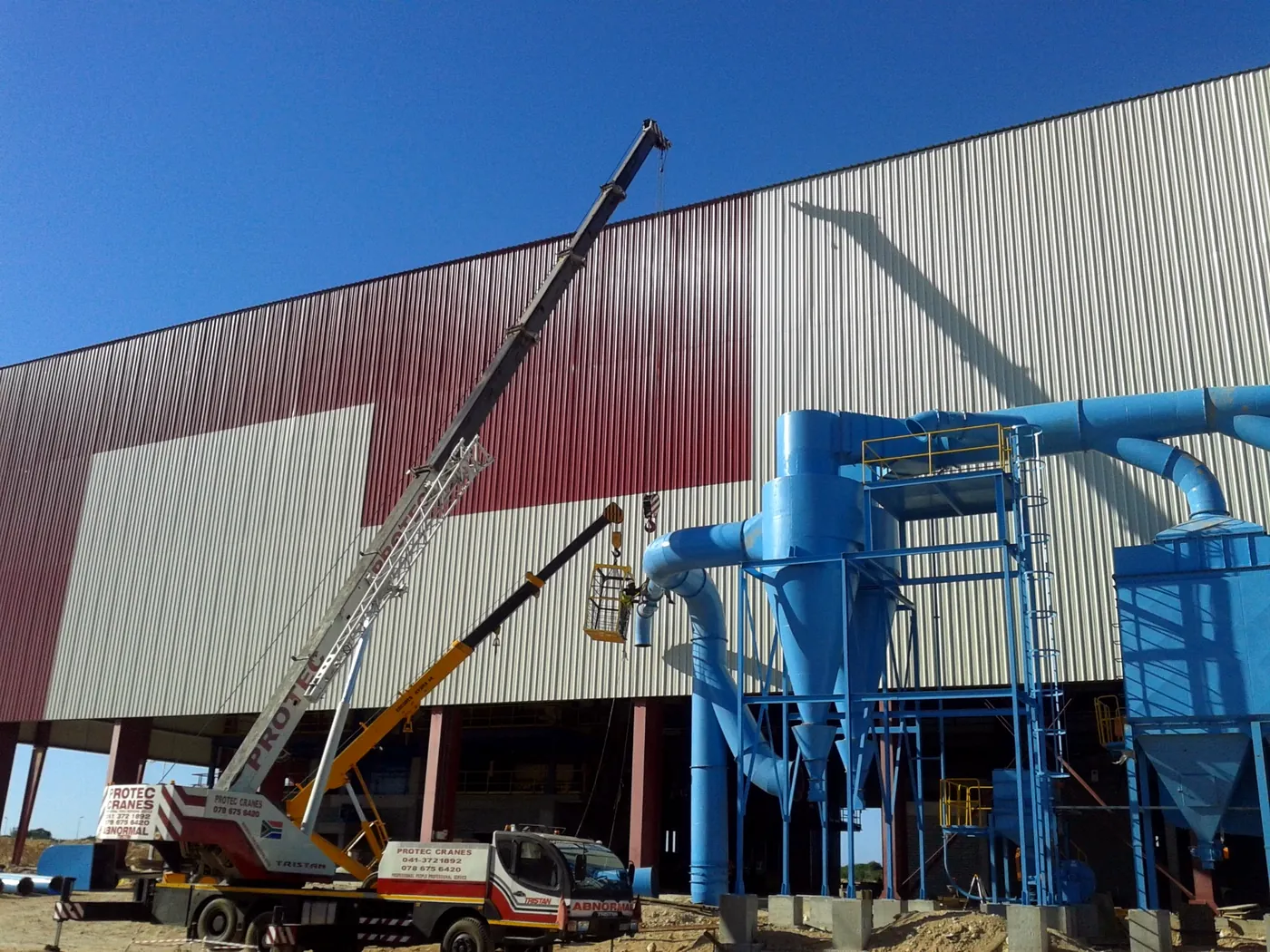 Coega Steels | Agni Steels SA fume extraction project photograph 10